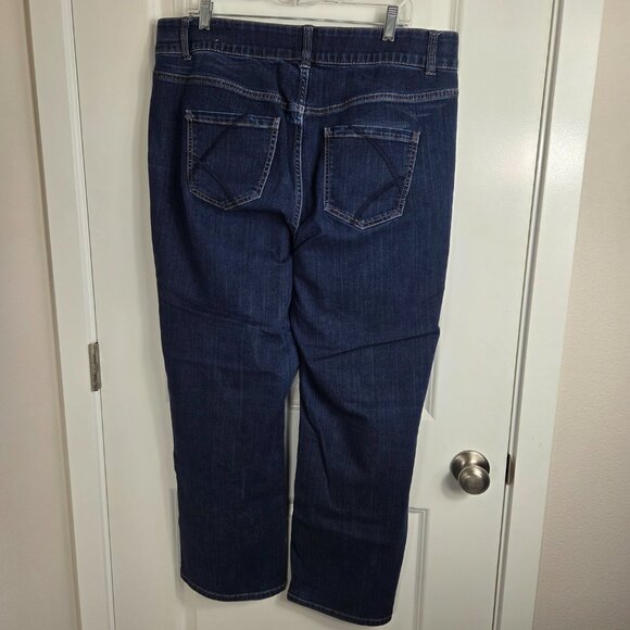Lane Bryant Dark Wash Straight Leg Jeans - Picture 6 of 12